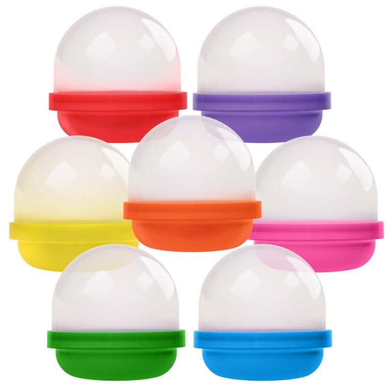 Entervending Acorn Capsules Empty 120 pcs 2 inch - Translucent Gumball Machine Capsules Bulk Party Favors Containers - Easter Basket Stuffers Gifts Pinata Stuffers DIY Craft Supplies - Image 1